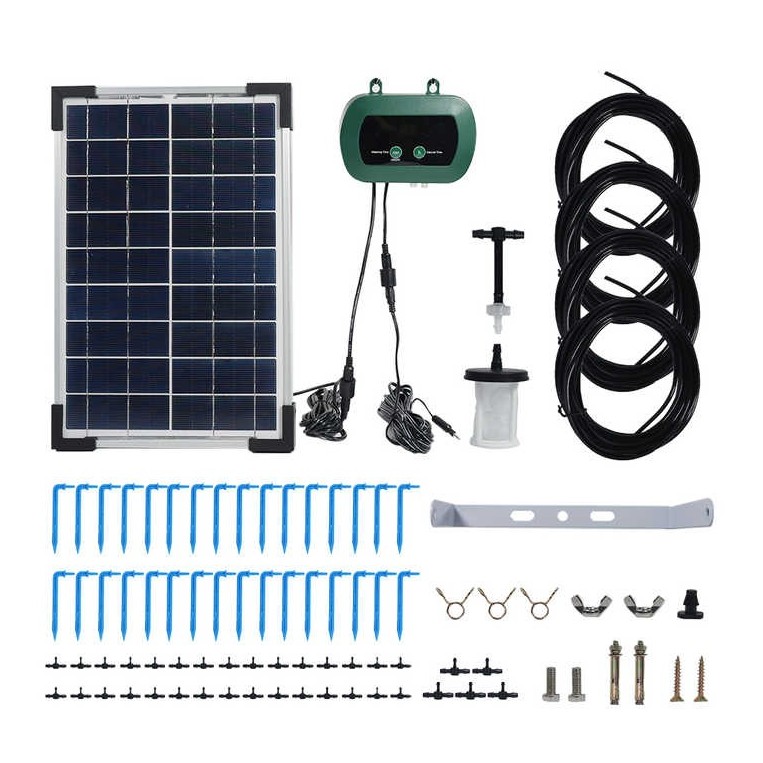 Solar-Tropfbewässerungsset für 30 Pflanzen