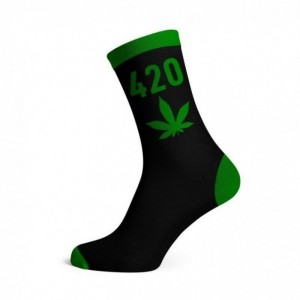 Comprar Calcetines Negros Y 420 Verde