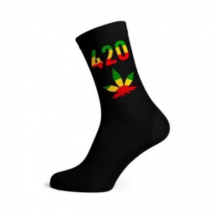 Comprar Calcetines Negros Y 420 Rasta