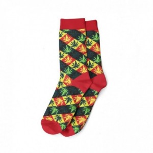 Comprar Calcetines Patron Rasta Y Hojas