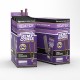 2pk King Size Rolls With Glass Tips - Hemp Paper - Grape