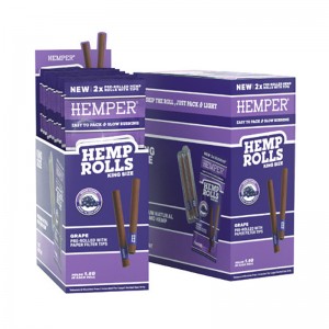 Comprar 2pk King Sized Rolls Basic - Hemp Paper - Grape