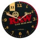 Raw Black Wall Clock