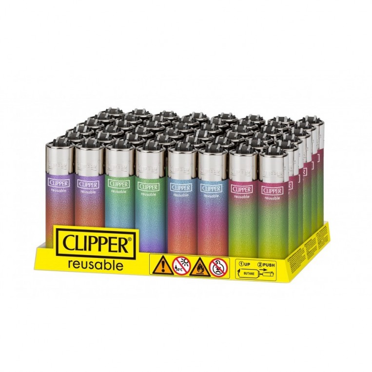 Clipper Metalico Liso Triple Gradient