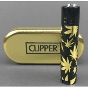 Clipper Metal Leaves Gold + Estuche