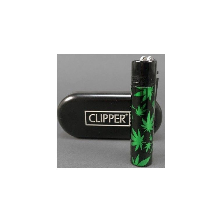 Clipper Metal Leaves Green + Estuche