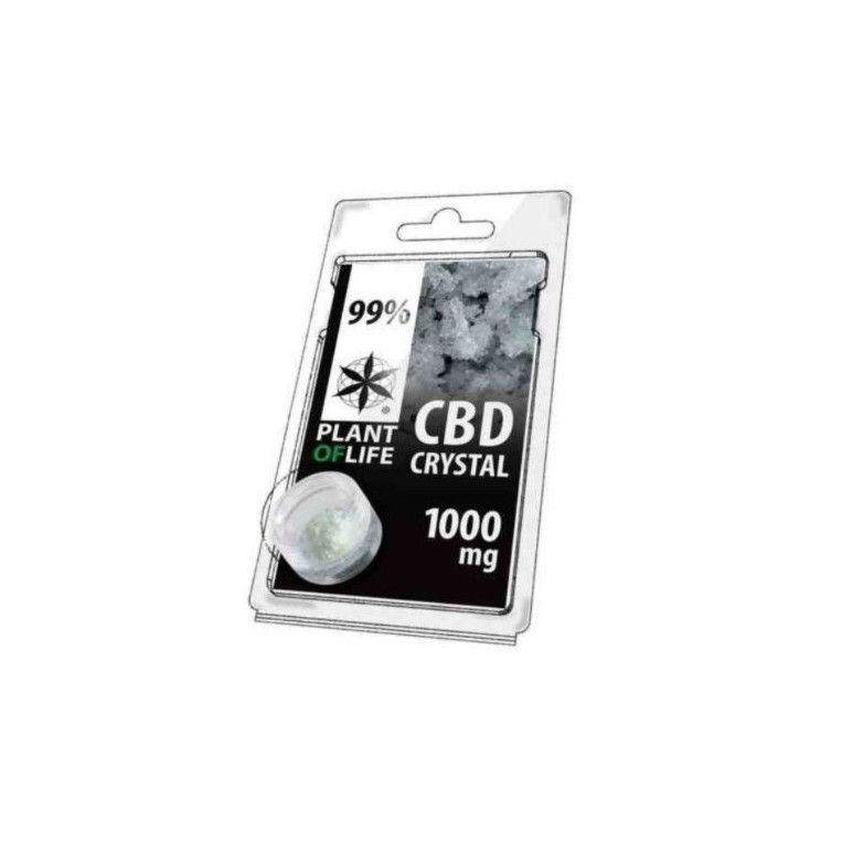 Cristales de CBD Isolado 99% 1000 mg