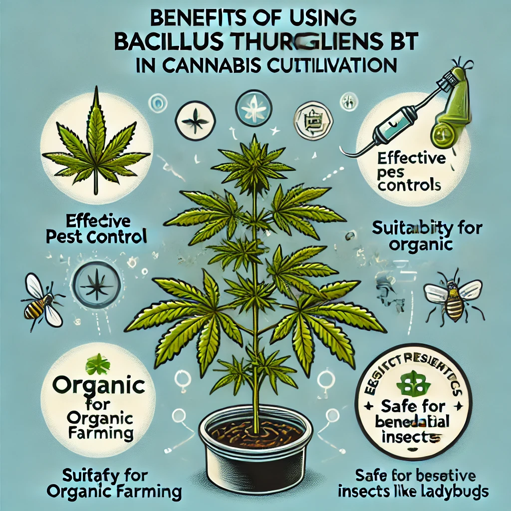 Bacillus thuringiensis en la Marihuana