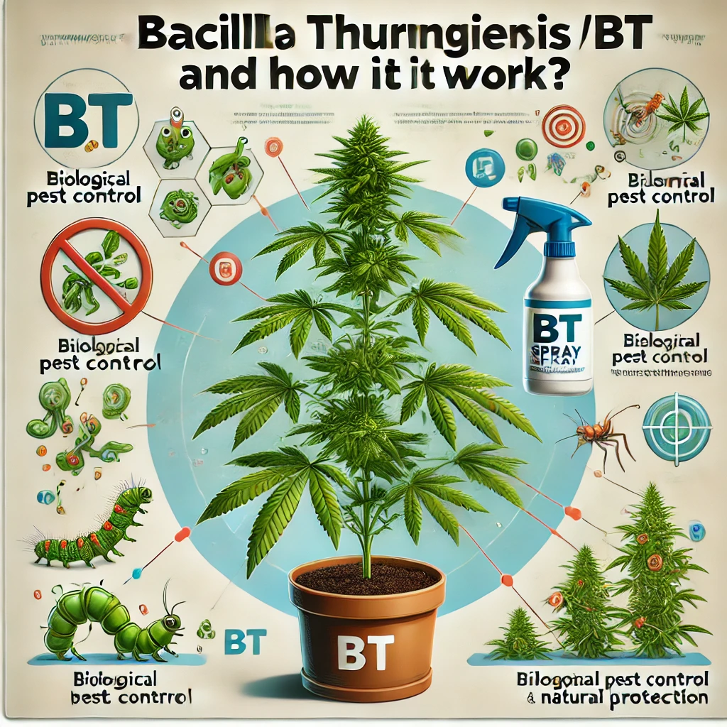 Bacillus thuringiensis en la Marihuana