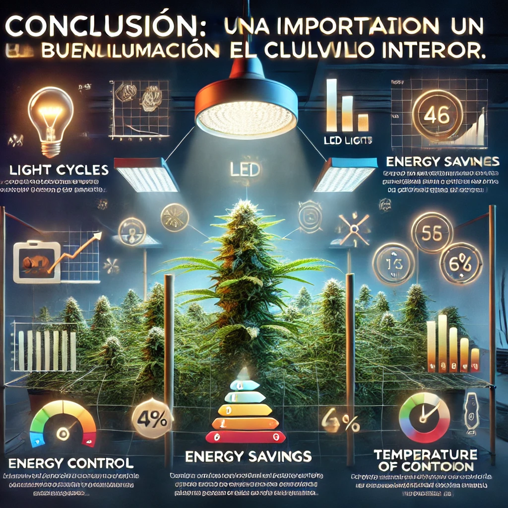 Mejor iluminación para cultivo interior de cannabis