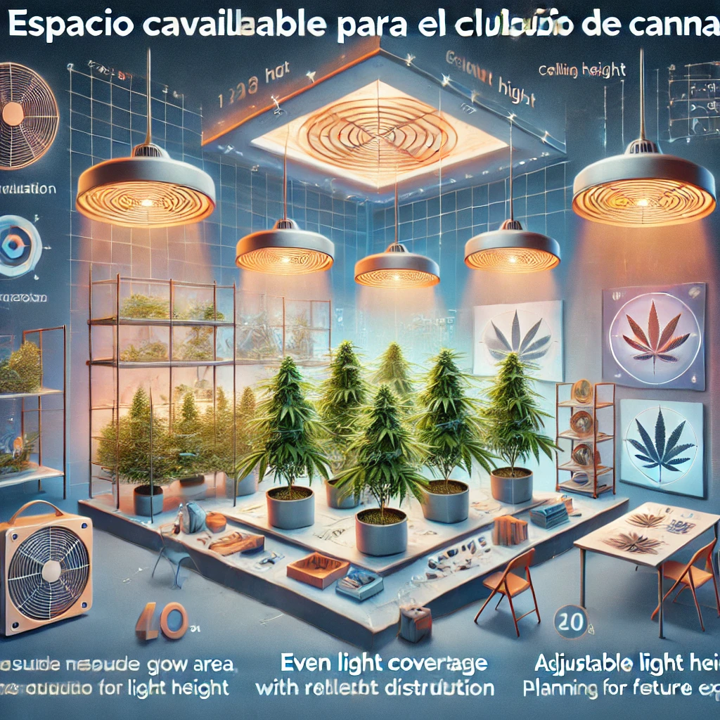 Mejor iluminación para cultivo interior de cannabis