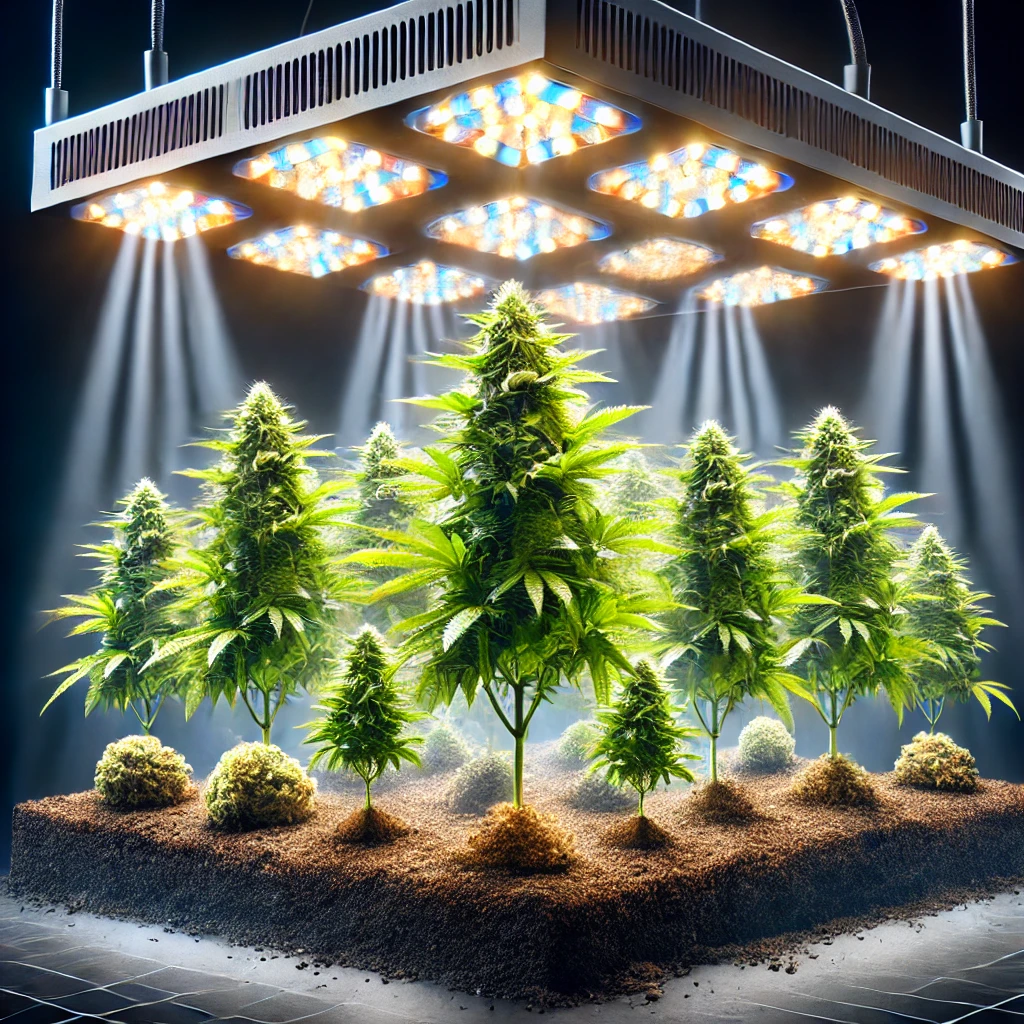 Mejor iluminación para cultivo interior de cannabis