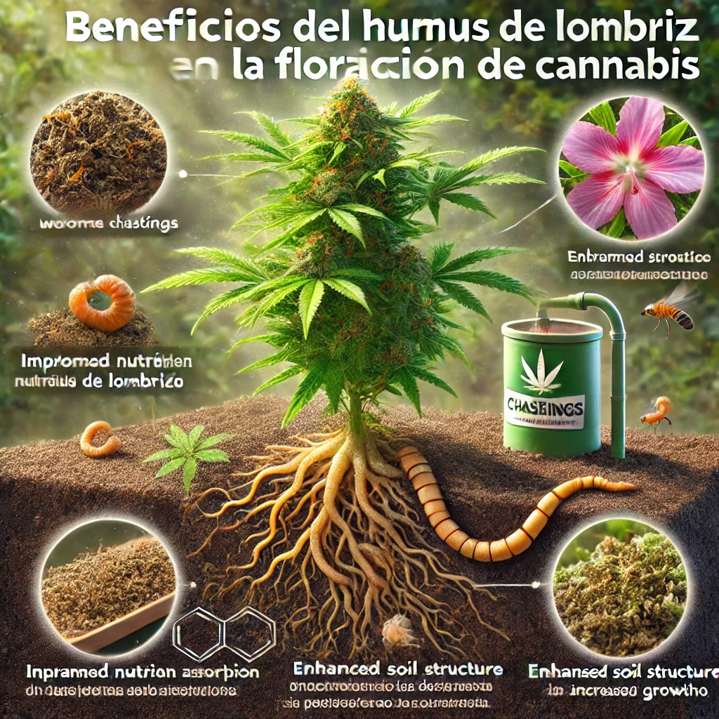 beneficios del humus de lombriz para la floracion