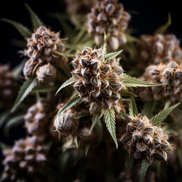 semillas en cogollos de marihuana