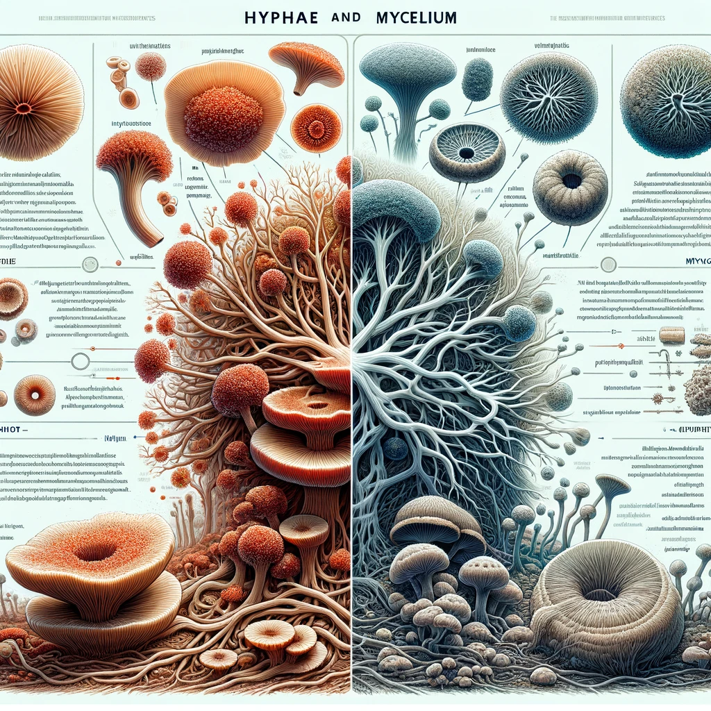 diferencias entre hifas y micelio