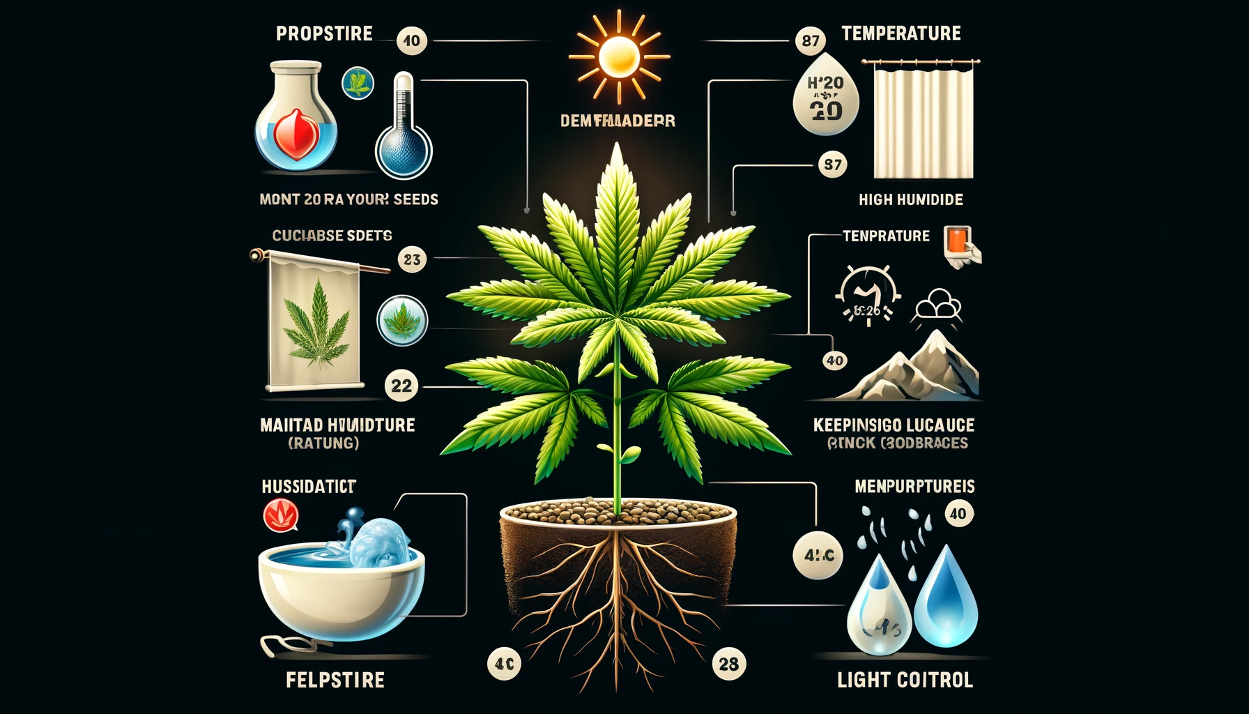 factores que influyen en el fallo de la germinacion de semillas de marihuana