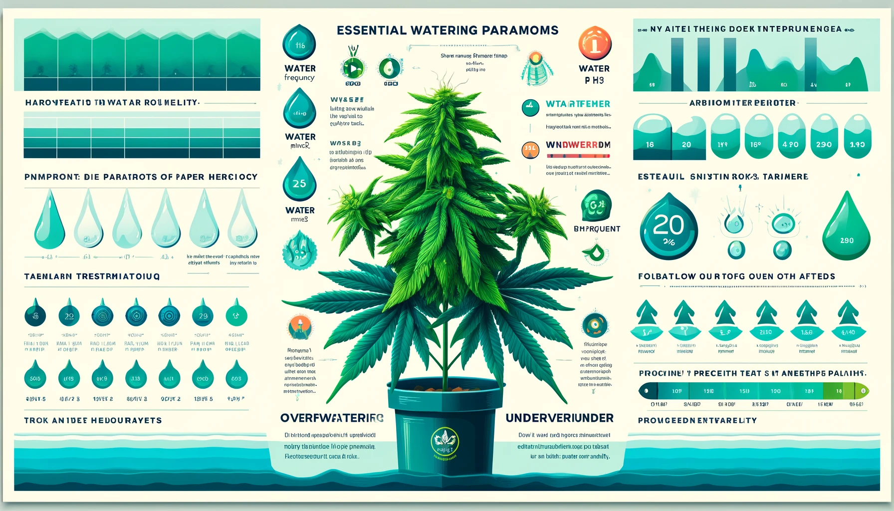 guia completa para el riego de las plantas de cannabis en floracion