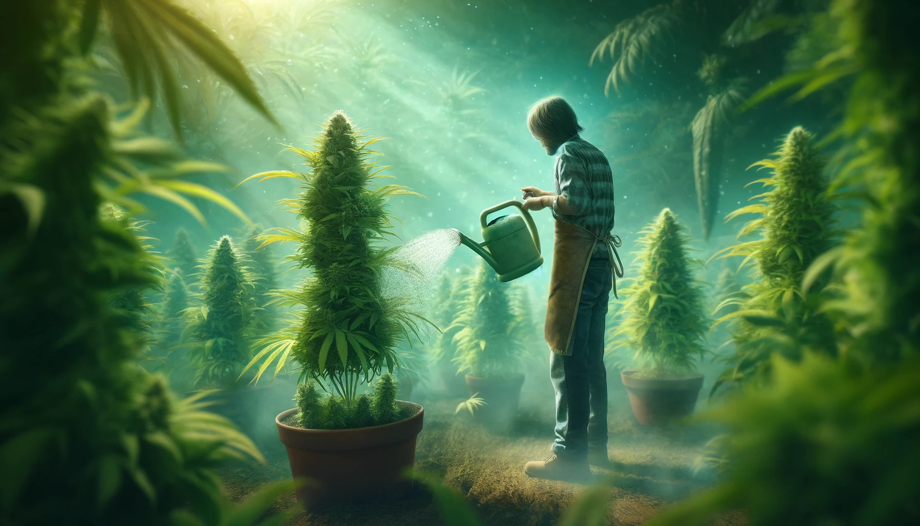 guia completa para el riego de las plantas de cannabis en floracion