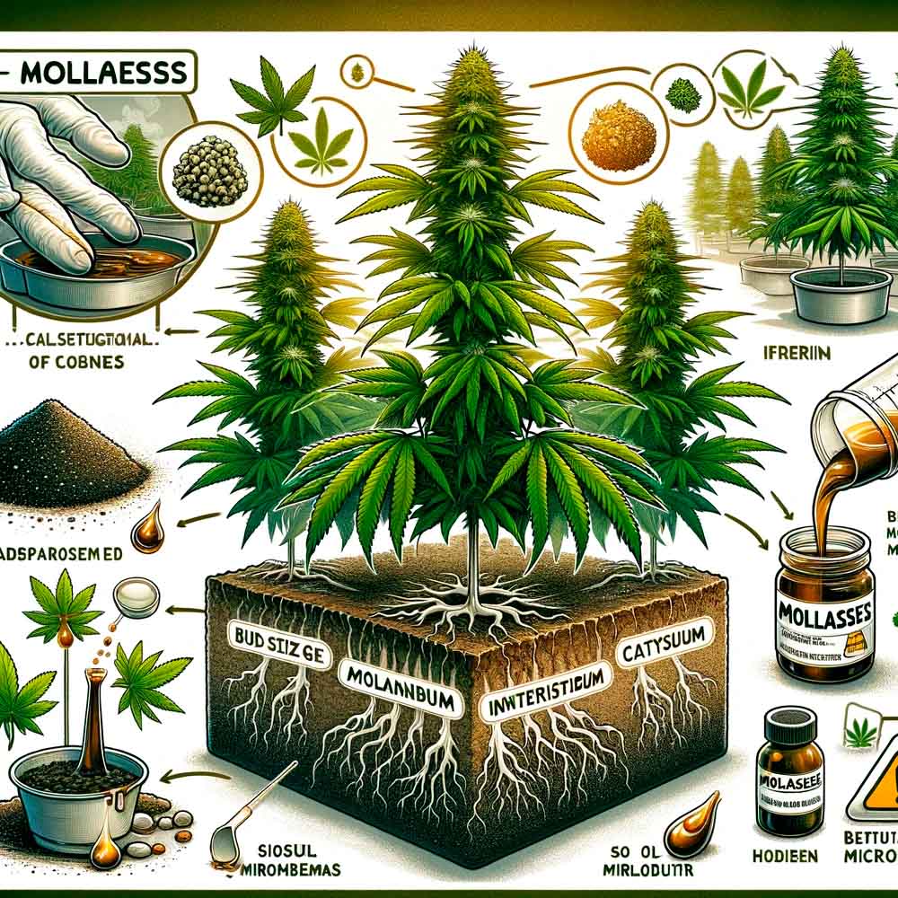 melaza para estimular la floracion de marihuana