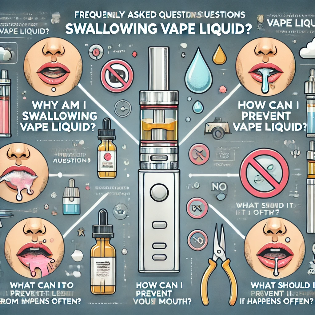 por que tragas liquido al vapeat