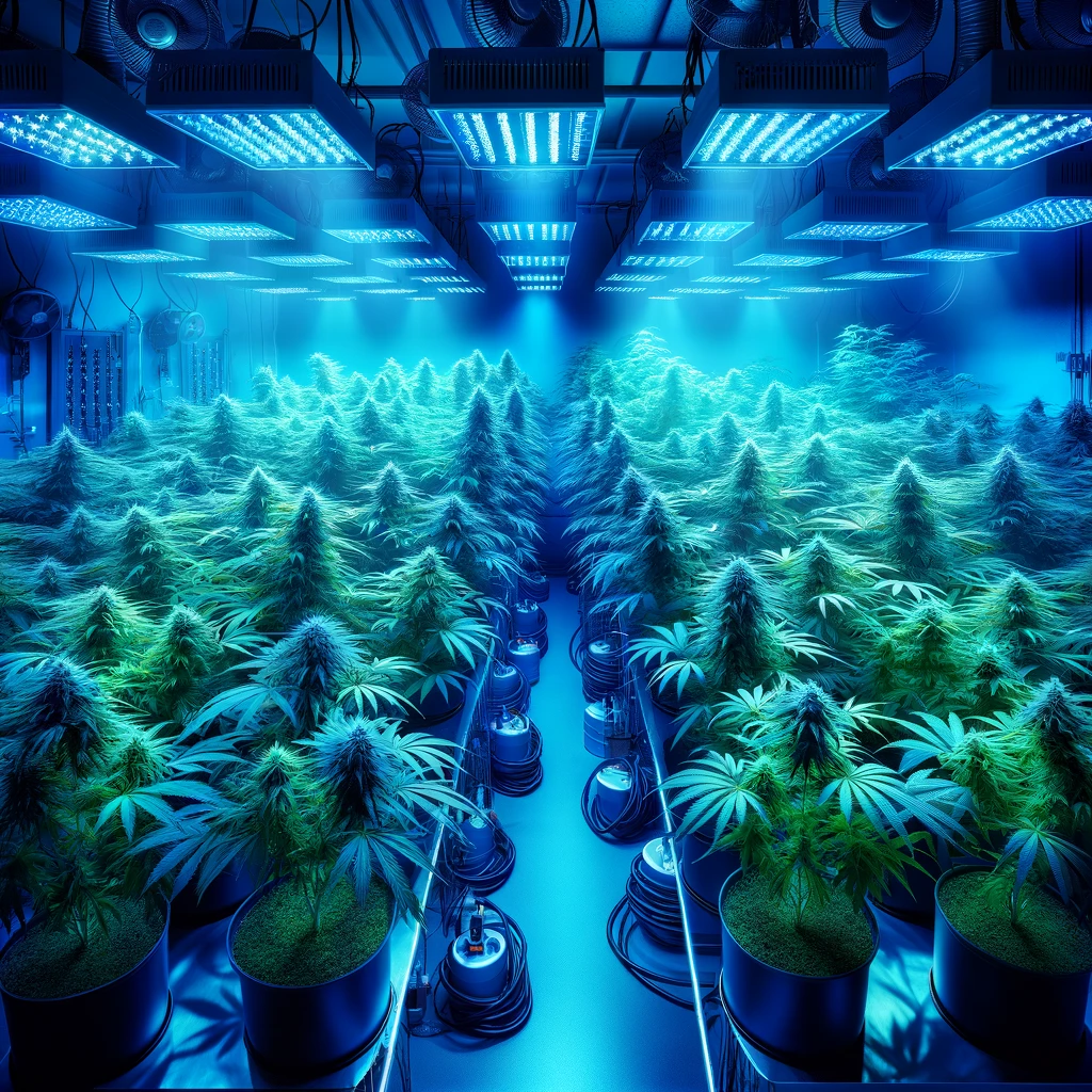 rangos y espectros de luz optimizados en el cultivo de cannabis