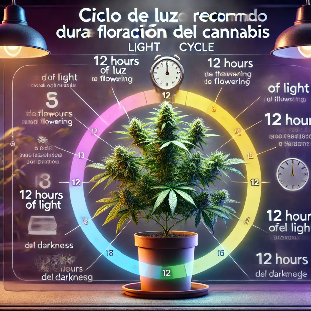 quitar horas de luz en la floracion