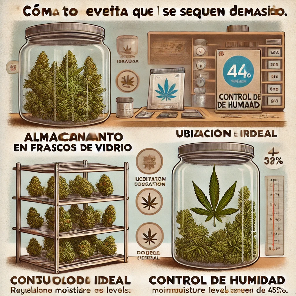 como manejar y revitalizar marihuana seca