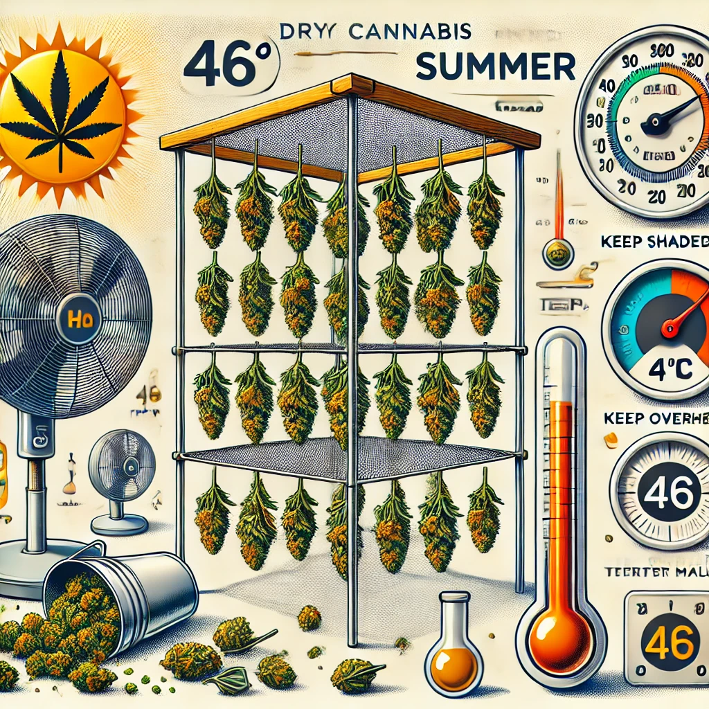 como secar marihuana en verano