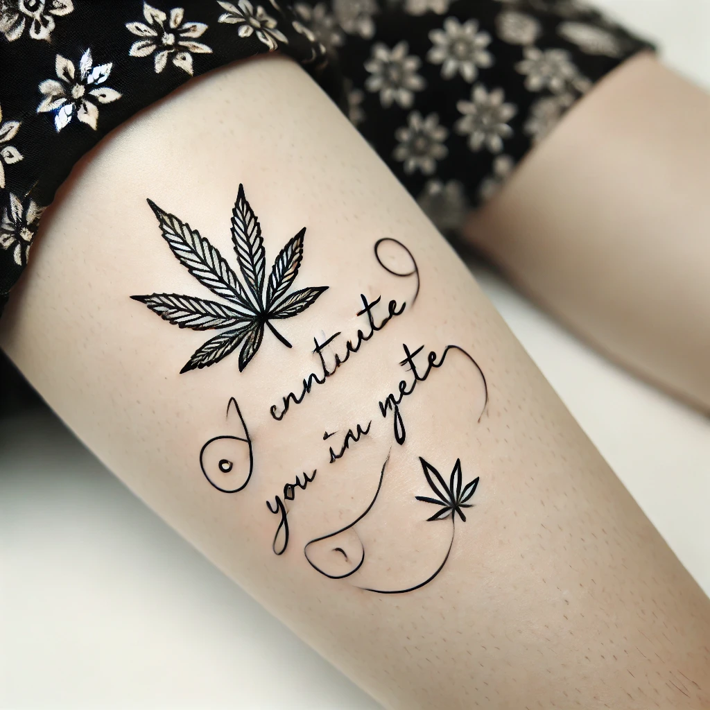 tatuajes de marihuana