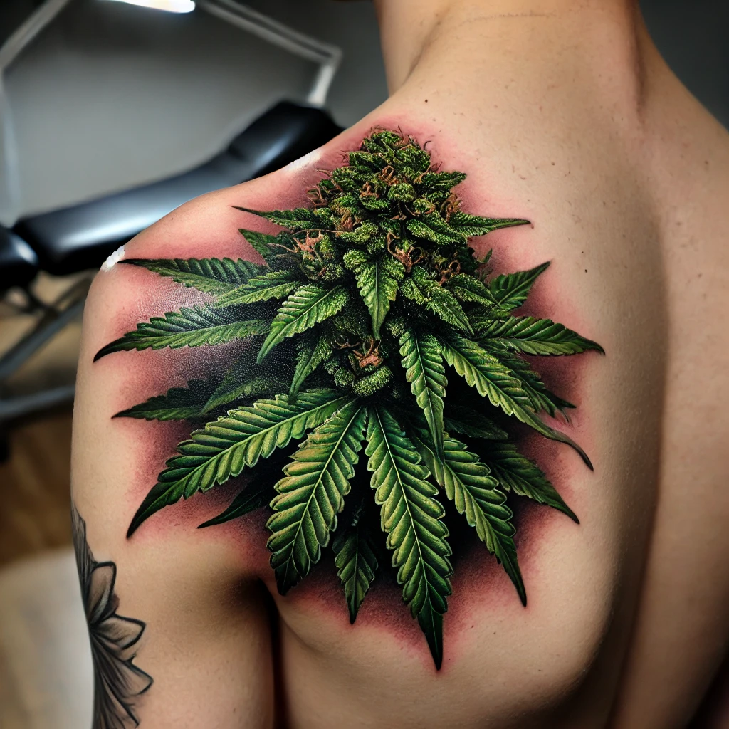 tatuajes de marihuana