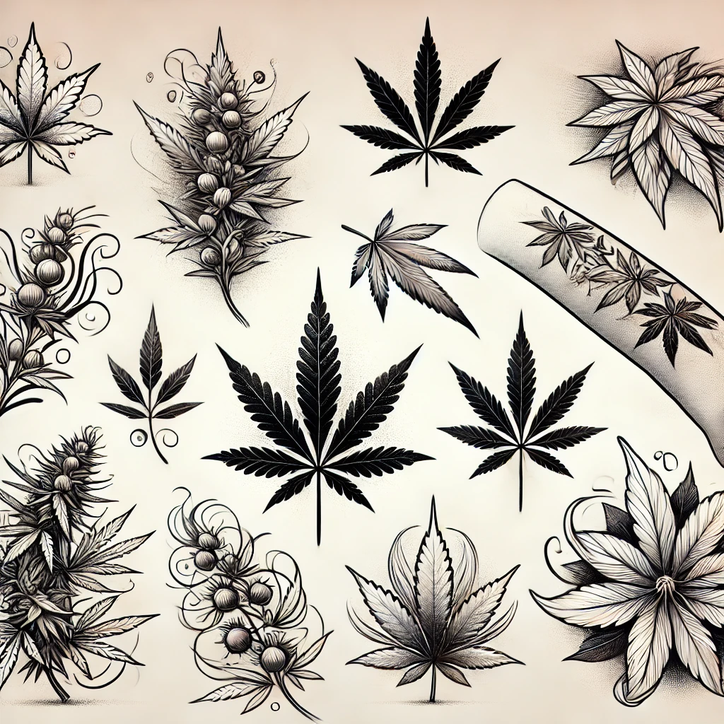 tatuajes de marihuana