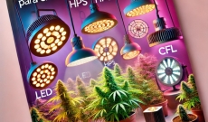 Mejor iluminación para cultivo interior de cannabis