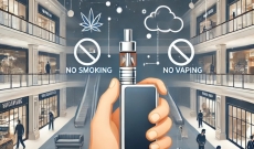 ¿Es posible usar vapers en un centro comercial?