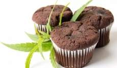Muffins de chocolate de marihuana